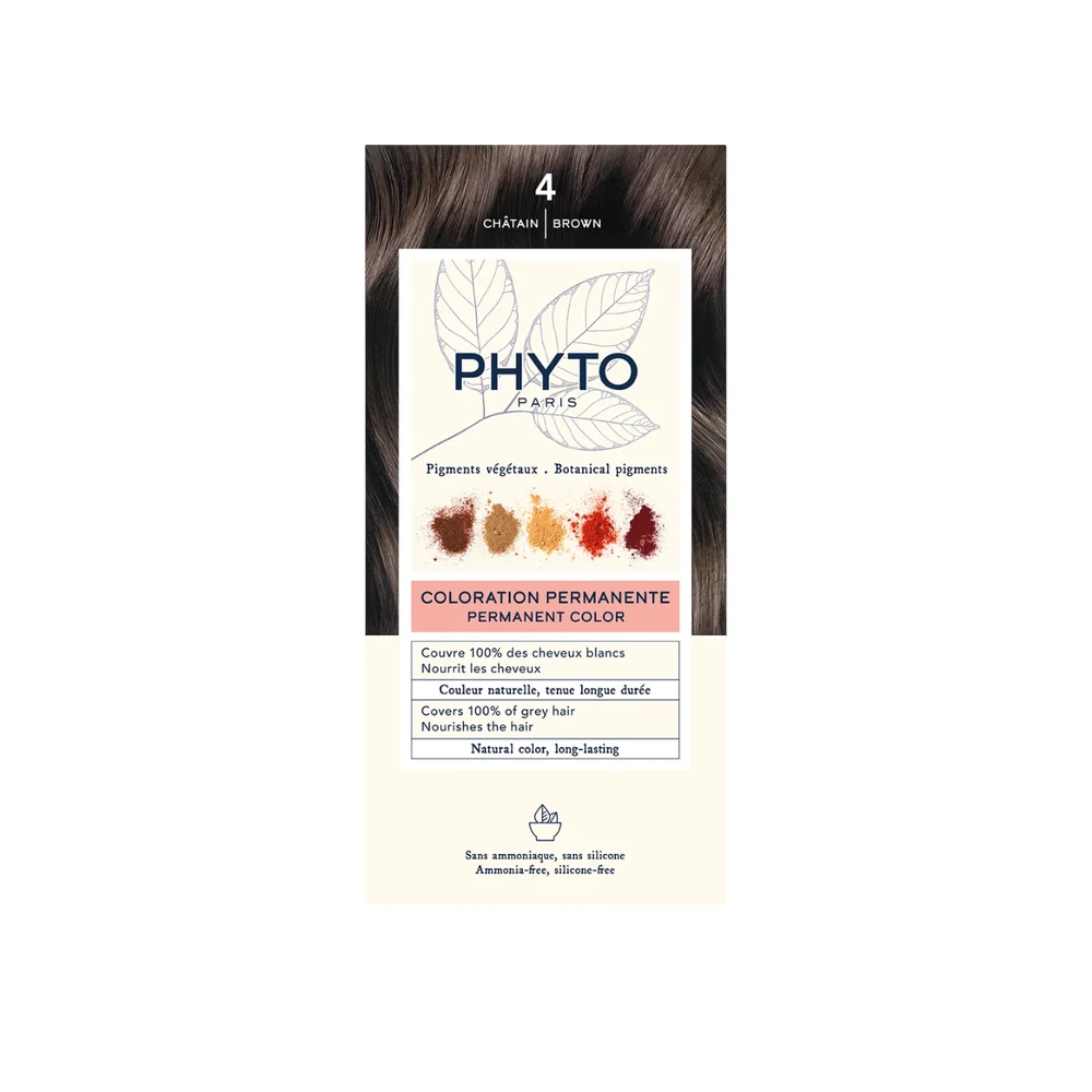 Phyto Phytocolor plaukų dažai nr. 4 Brown