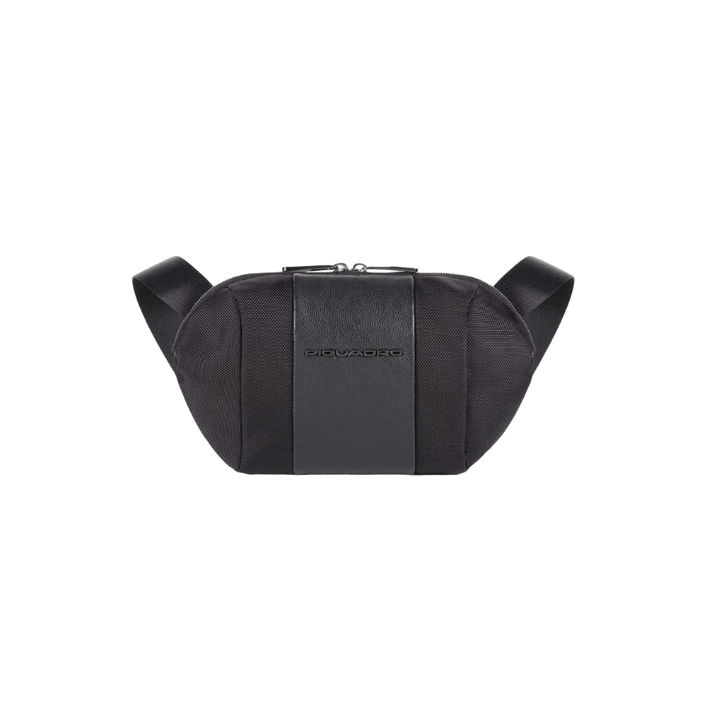 Piquadro, Bum, Textile Crossbody Bag, Juodas, CA5479BR2, 28 x 16 x 6cm, For Men