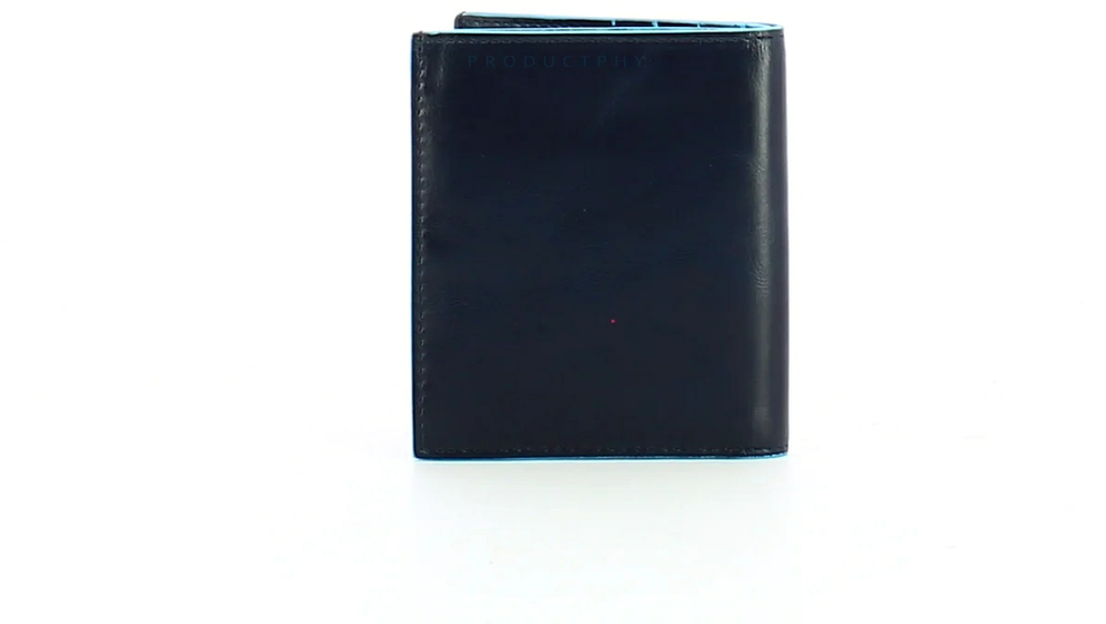 Piquadro, Mėlyna Square, odinis vizitinių kortelių dėklas, PP1518B2, Mėlyna Authentic, Unisex