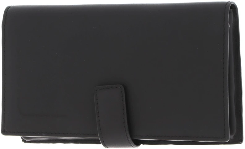 Piquadro, Piquadro, Odinė piniginė, Telefono dėklas, 42023100, Juodas, Vyrams