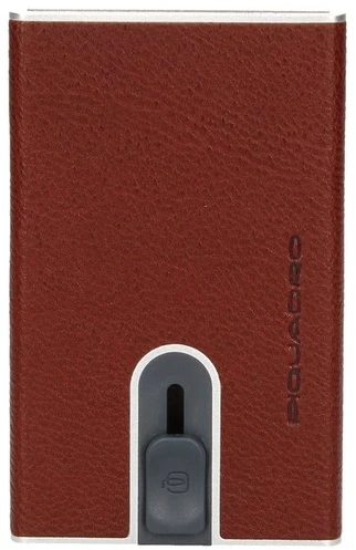 Piquadro, Piquadro, Odinis vizitinių kortelių dėklas, Burgundiško vyno spalvos, Unisex