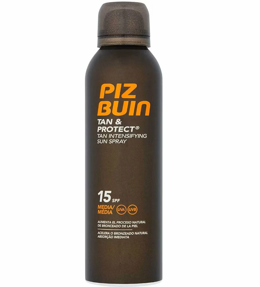 Piz Buin Tan - Protect SPF 15 (įdegį sustiprinantis purškalas nuo saulės) 150 ml
