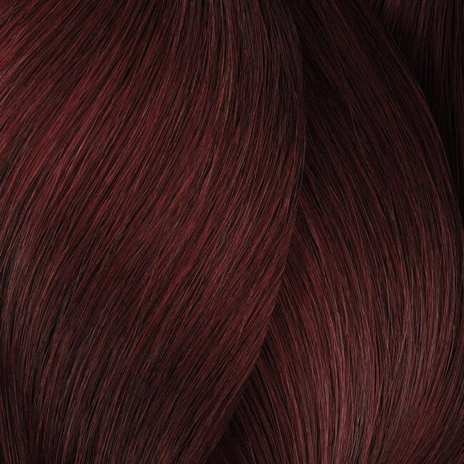 L’Oreal Dia Light 5.66 plaukų spalvos pavyzdys