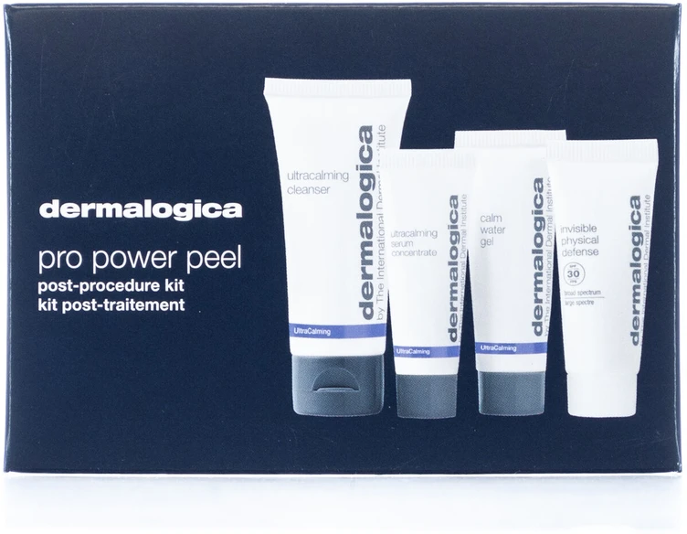 „Pro Power Peel“ poprocedūrinis rinkinys „Dermalogica“: „UltraCalming“ serumas veidui, 30 ml + „UltraCalming“ gelis veidui + „UltraCalming“