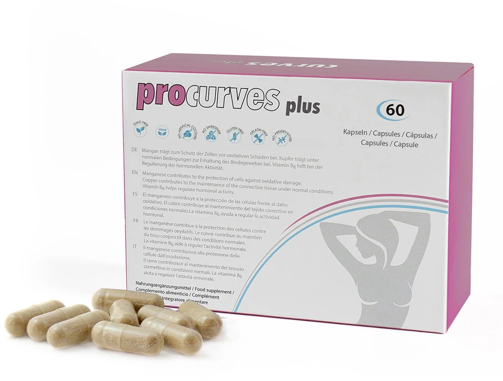 500Cosmetics 500 COSMETICS - PROCURVES PLUS NATURAL BREAST ENHANCEMENT CAPSULES
