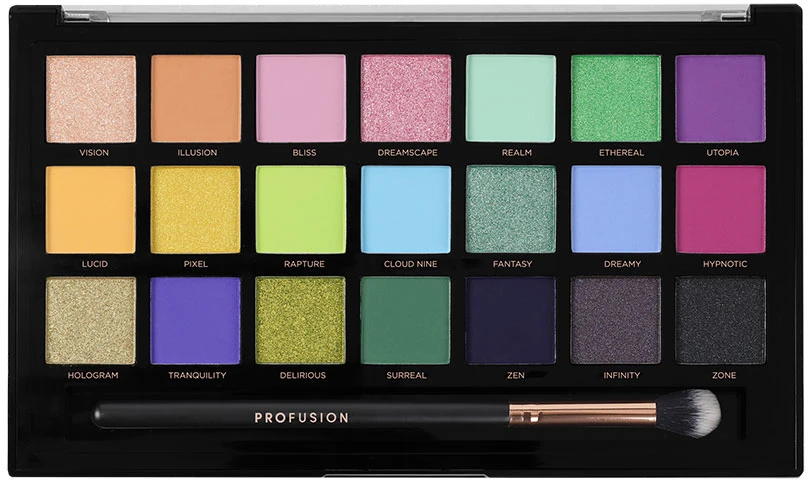 Profusion Cosmetics Profusion 21 Shade Palette & Dreamscape