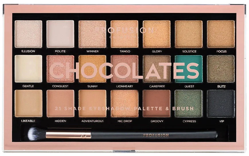 Profusion Cosmetics Profusion Chocolates akių šešėlių paletė
