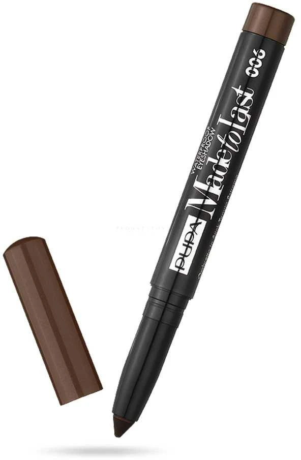 Pupa Milano Pupa Made To Last Atsparus vandeniui Eyeshadow #006 Bronze Brown, 1.4 g