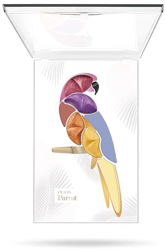 „Pupa Parrot“ akių šešėlių paletė „001 Samba“, 7 atspalviai, 14,8 g