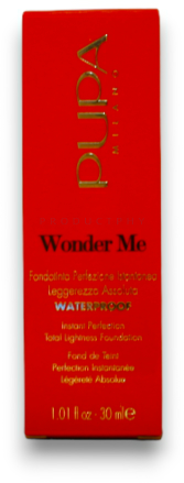 Pupa Milano Wonder Me Fluid Foundation 020 Light rusvai gelsvas, 30 ml