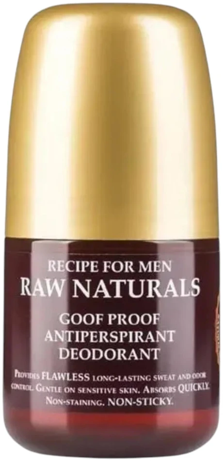 „Raw Naturals Goof Proof“ antiperspirantas nuo dirginimo vyrams, 60 ml