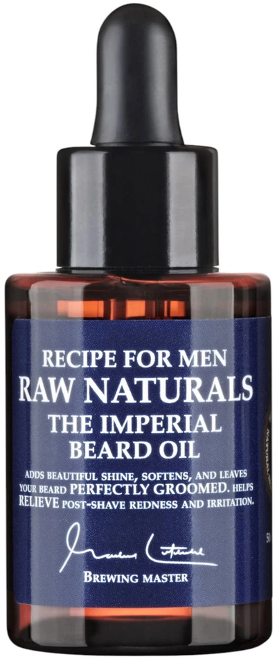 „Nuxe Raw Naturals“ imperatoriškasis barzdos aliejus, lygus ir minkštas, 50 ml vyrams