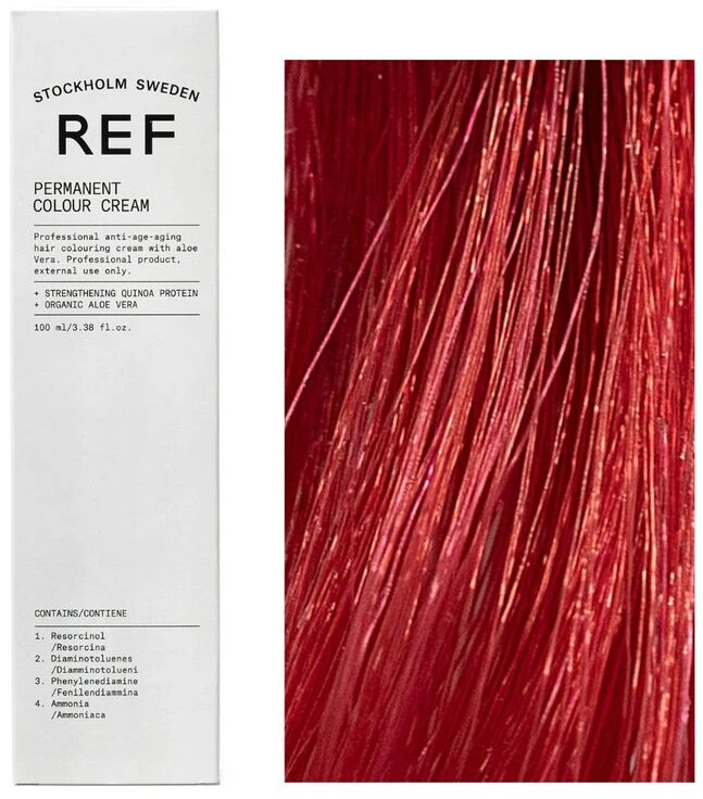 Ref Stockholm REF Permanent Colour veganiški ilgalaikiai plaukų dažai Raudona korektorius, 100 ml