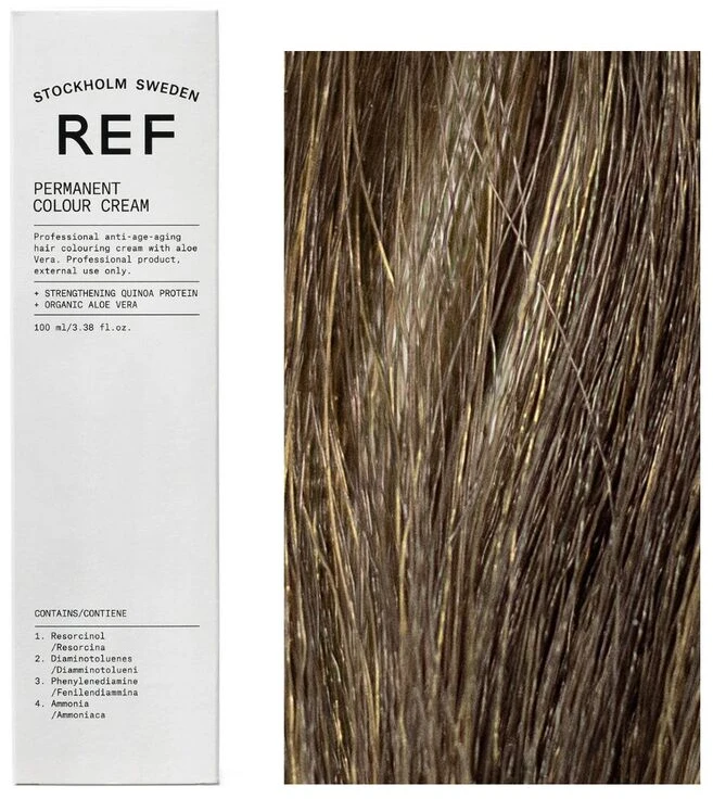Ref Stockholm REF Permanent Colour Vegan Permanent Hair Dye 7.23 Walnut, 100 ml