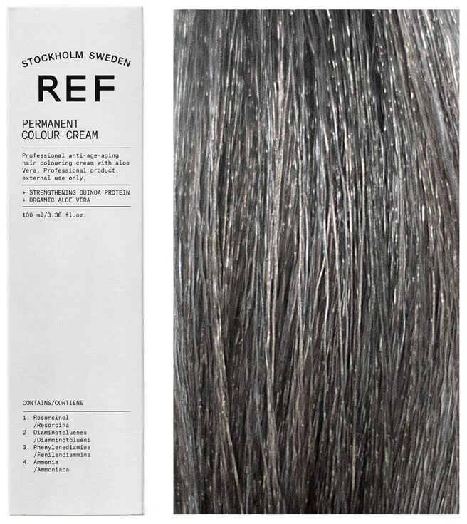 Ref Stockholm REF Permanent Colour Vegan Permanent Hair Dye 7.11 Medium Light Smoky Ash, 100 ml