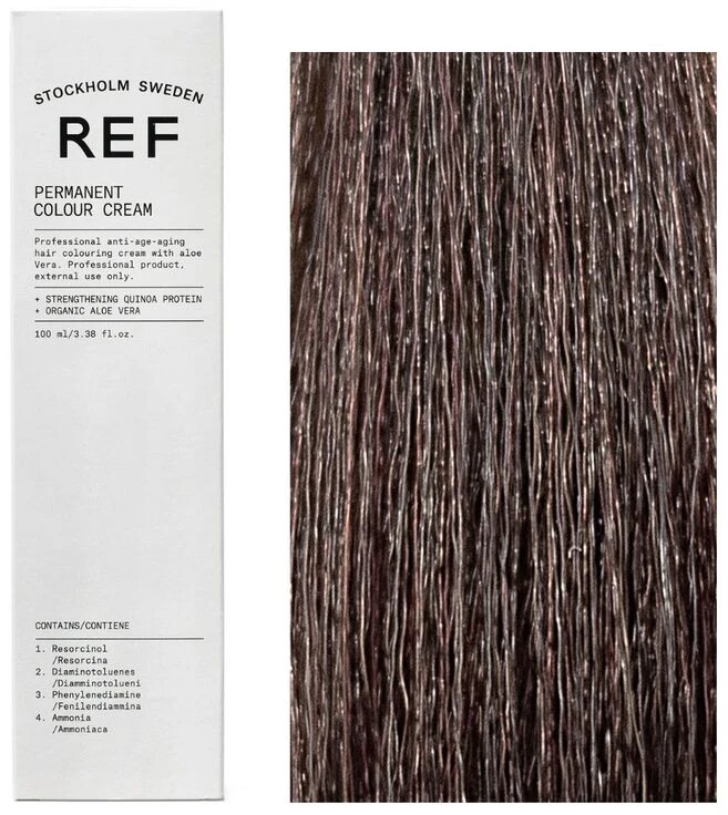 Ref Stockholm REF Permanent Colour Vegan Permanent Hair Dye 4.4 Copper Brown, 100 ml