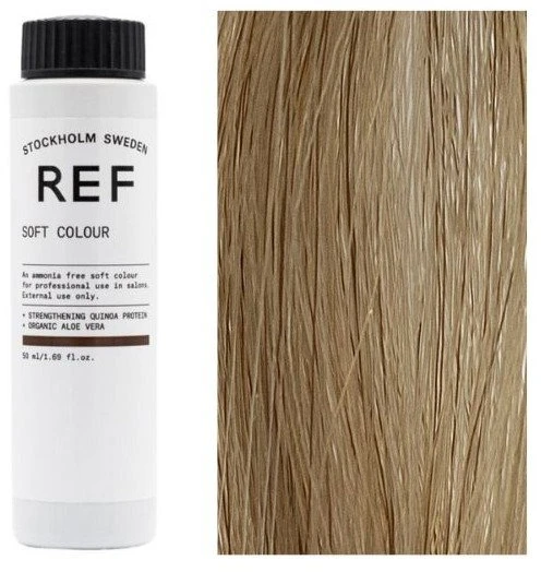 Ref Stockholm REF Soft Colour Vegan Demi-Permanent Hair Dye 8.0 Light Skirtas šviesiems plaukams, 50 ml