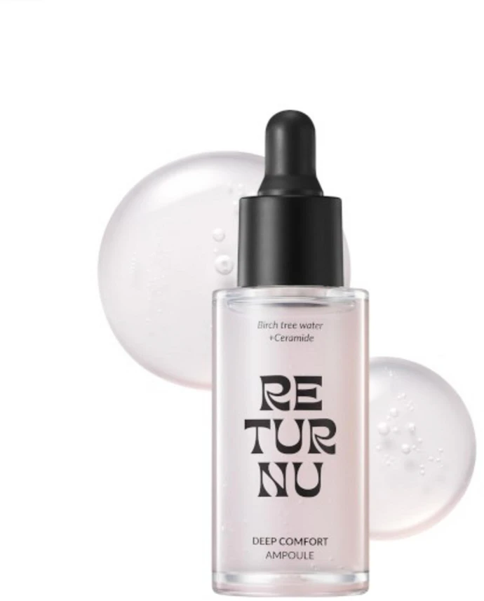 Returnu Deep Comfort Deep Hydration Ampoules Treatment Serum For Face For Women, 30 ml