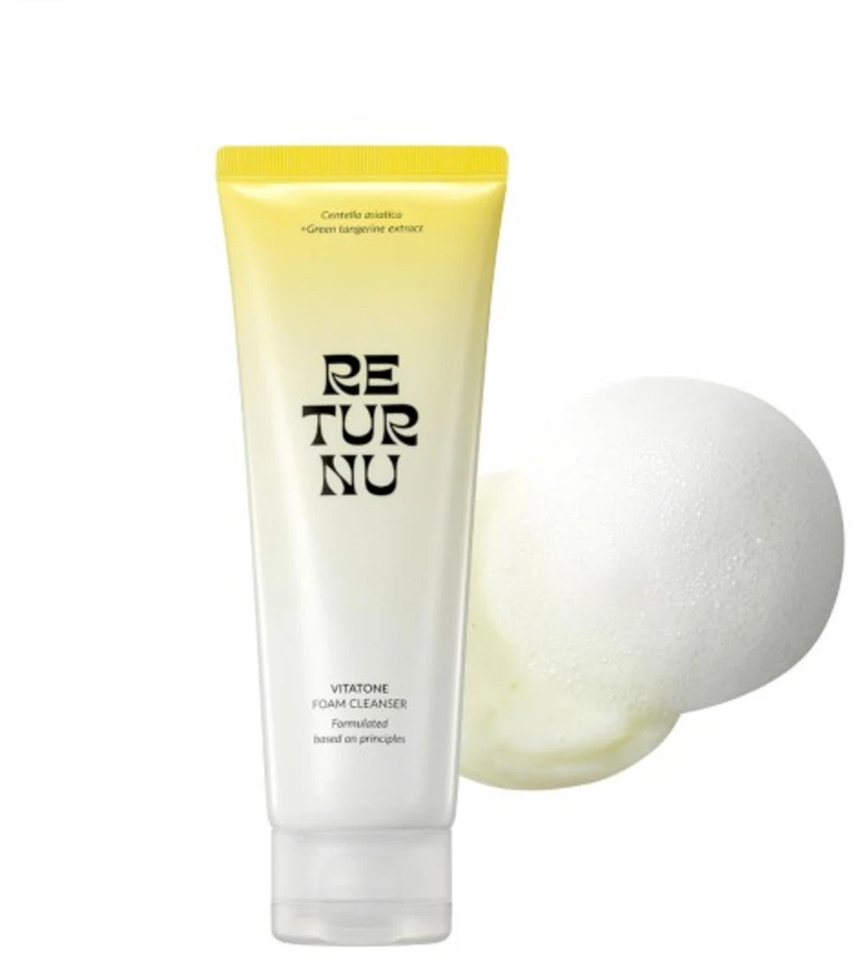 Returnu Vitatone Brightening Cleansing Foam, 120 ml
