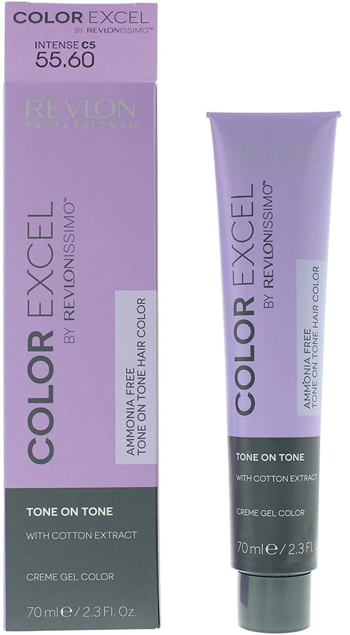 Revlon Color Excel pusiau permanentiniai plaukų dažai 55.60 Intensyvi tamsi raudona, 70 ml