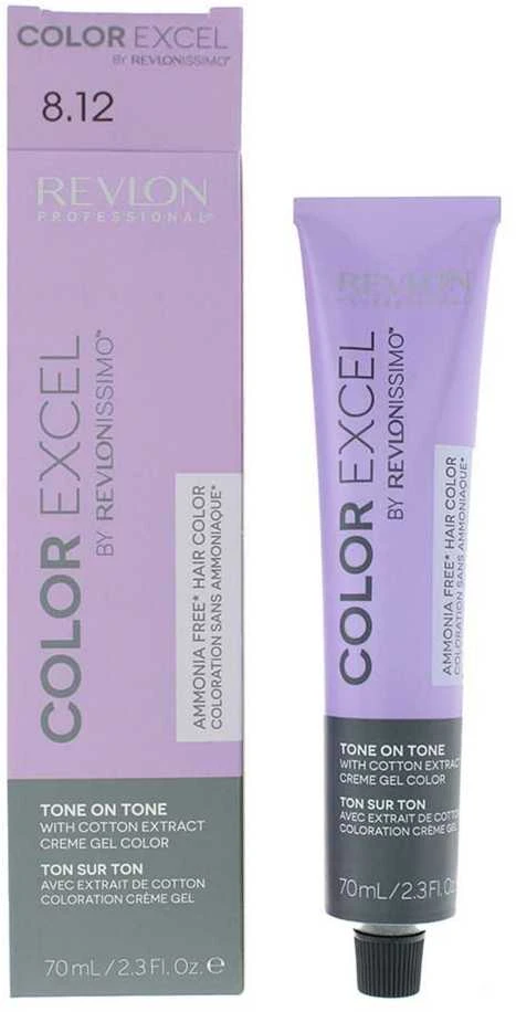 Revlon Color Excel Semi-Permanent Hair Dye 8.12 Light Ash Iridescent Skirtas šviesiems plaukams, 70 ml