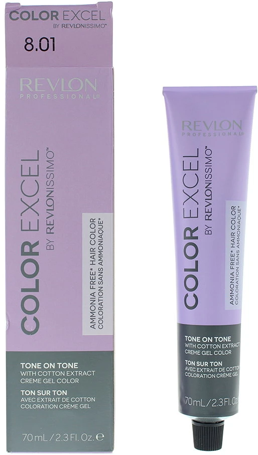 Revlon Color Excel Semi-Permanent Hair Dye 8.01 Light Natural Ash Skirtas šviesiems plaukams ml