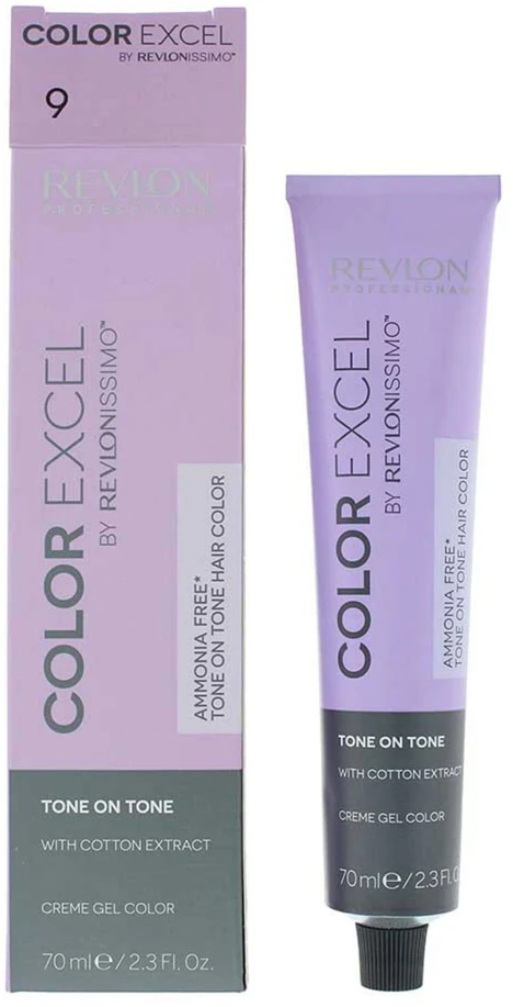 Revlon Color Excel Semi-Permanent Hair Dye 9 Very Light Skirtas šviesiems plaukams, 70 ml