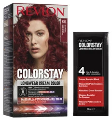 Revlon, Color Stay, Permanent Hair Dye, 6.6 Intense Raudona, 165 ml
