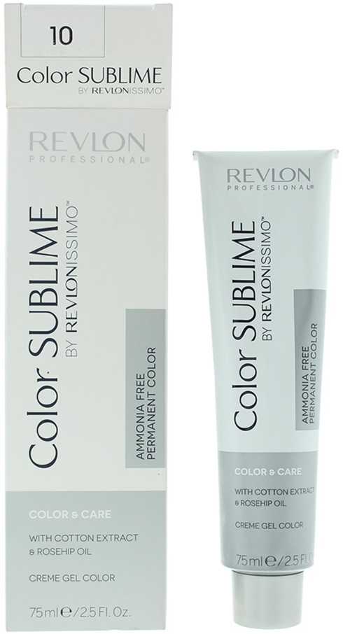 Revlon Color Sublime Permanent Hair Dye 10 Lightest Skirtas šviesiems plaukams, 75 ml