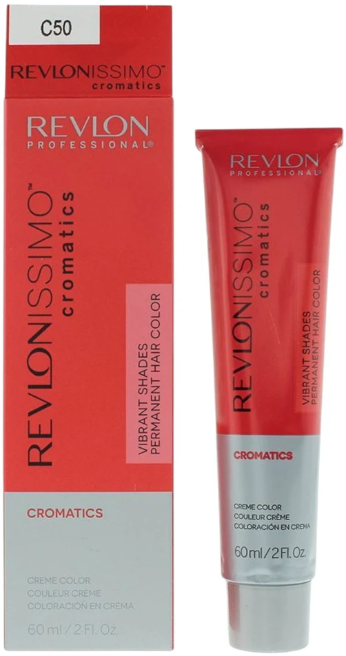 Revlon Cromatics Hyaluronic Acid Hair Colouring Gel C50 Violetinė Raudona, 60 ml