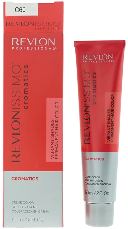 Revlon Cromatics Permanent Hair Dye C60 Fire Raudona, 60 ml