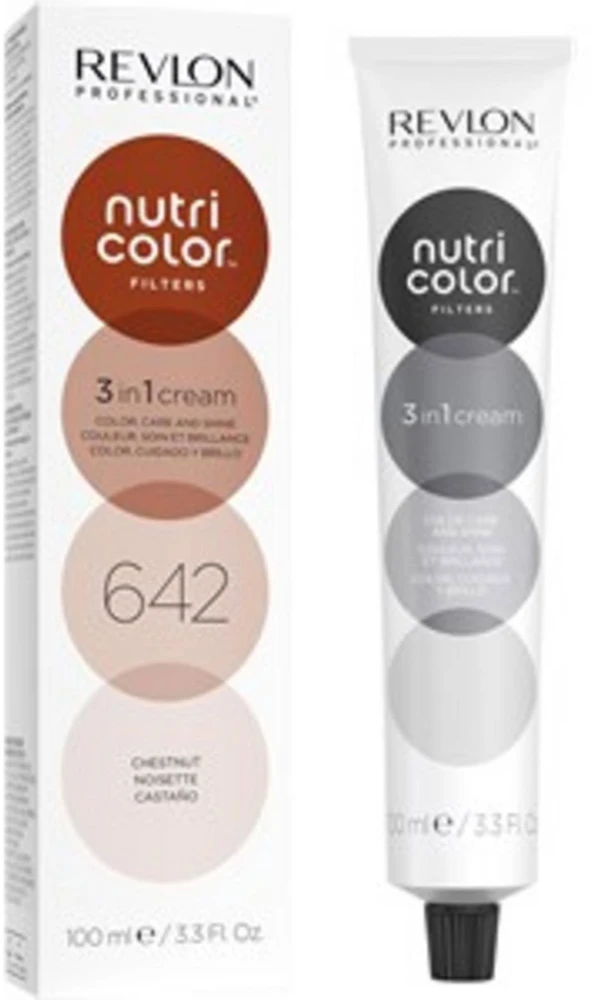 "Revlon Nutri Color Filters" maskuoklis 642 Kaštonas 100ml