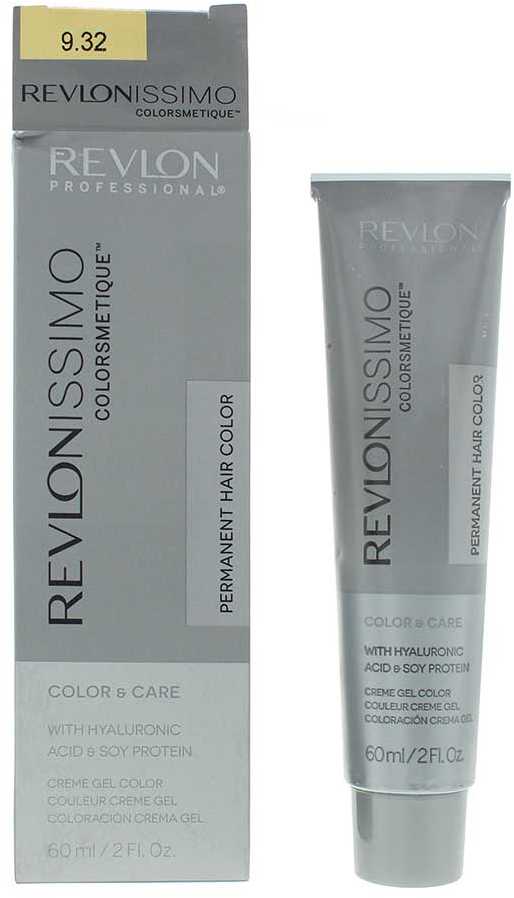 Revlon Revlonissimo Colorsmetique Permanent Hair Dye 9.32 Very Light Golden Pearl Skirtas šviesiems plaukams, 60 ml
