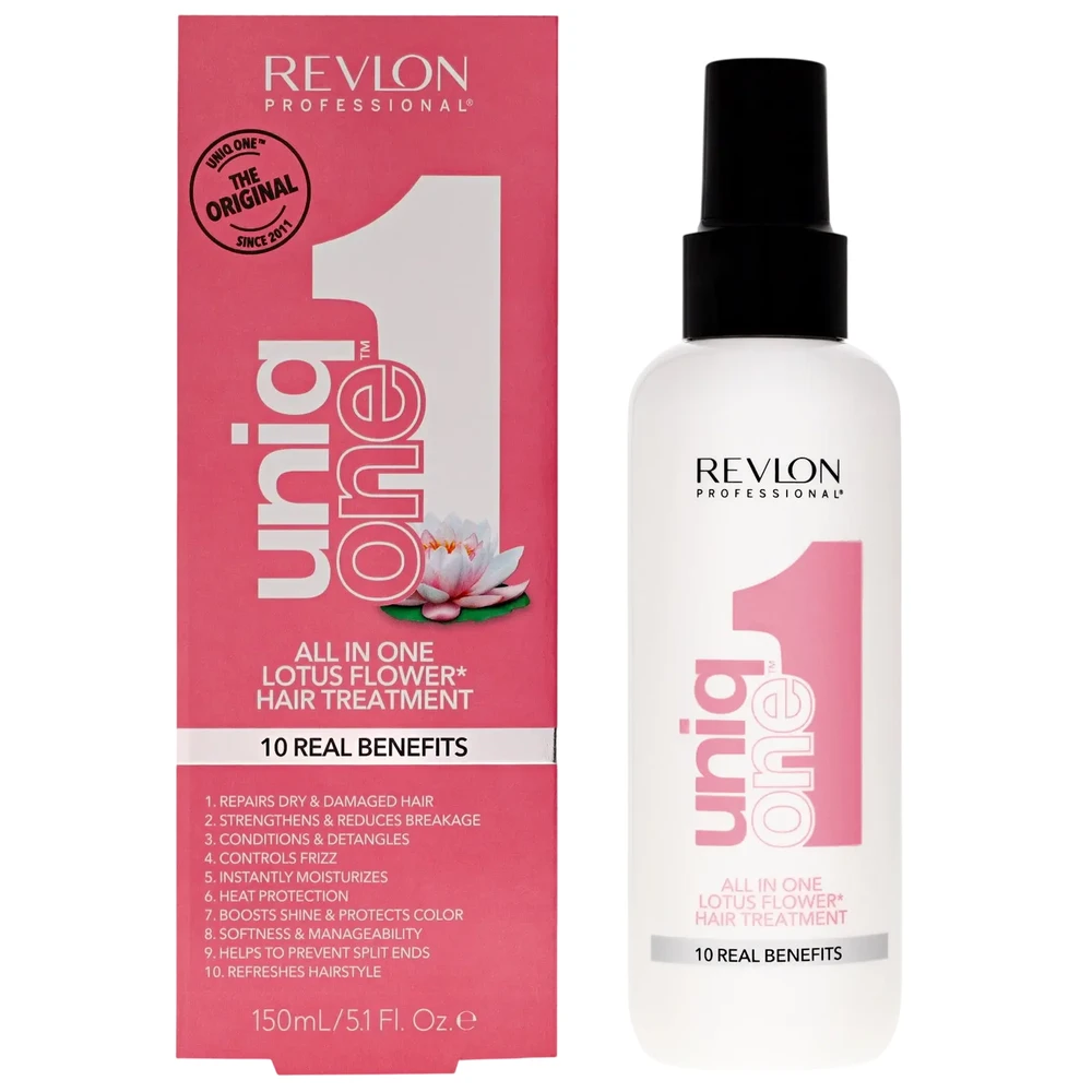 Purškiama plaukų kaukė Revlon Uniq One All In One Lotus Flower Hair Treatment 150ml