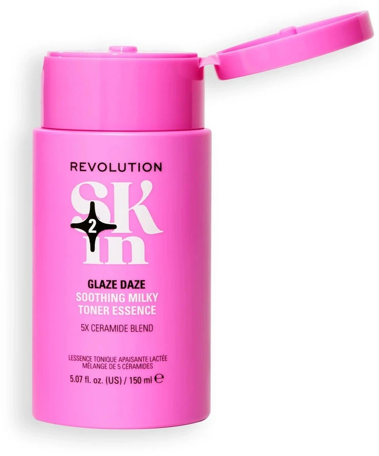 „Revolution Skincare Glaze Daze“ raminamasis toninis losjonas veidui, 150 ml