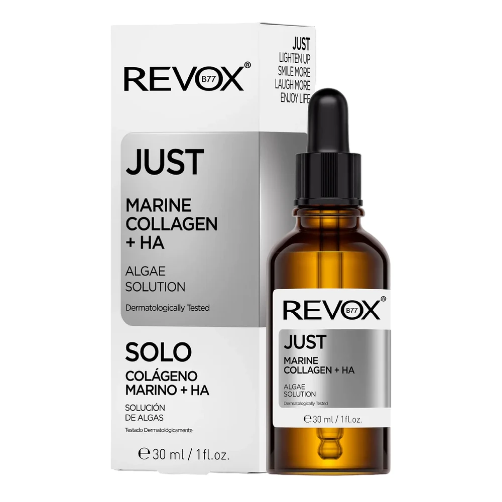 „Revox B77 Just Marine Collagen + HA“ giliai drėkinantis serumas veidui ir kaklui, 30 ml