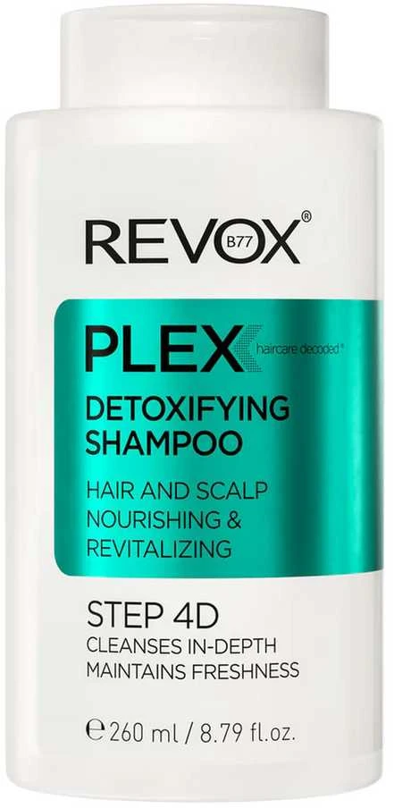Revox B77 Plex Step 4D plaukų šampūnas detoksikacijai, 260 ml