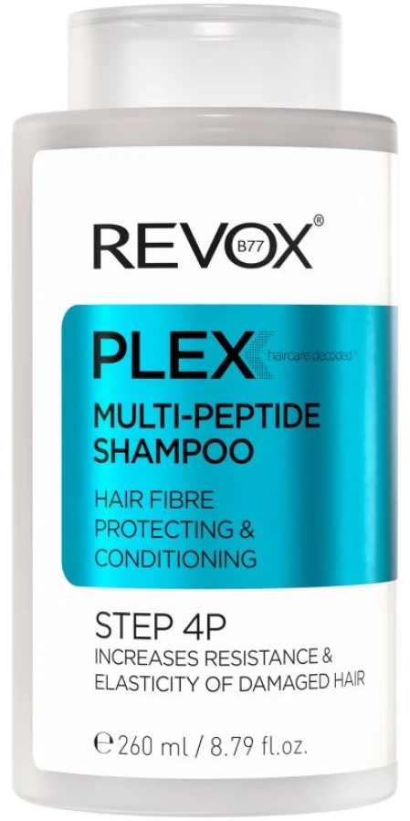 Revox B77 Plex Step 4P daugiapeptidinis plaukų šampūnas kondicionieriui, 260 ml