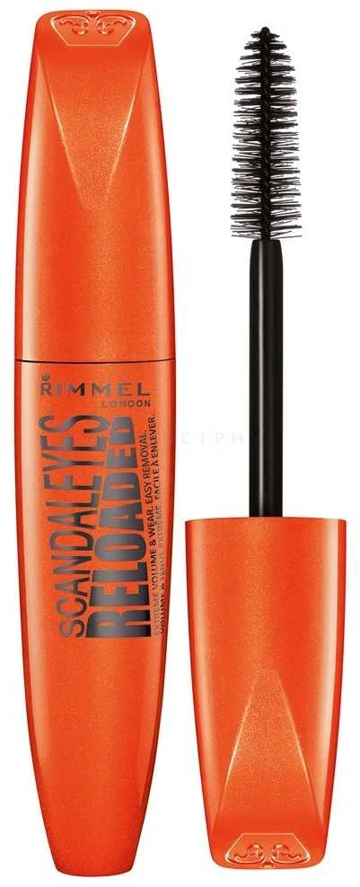 Rimmel London "Rimmel Scandaleyes Reloaded" blakstienų tušas 001 Juodas
