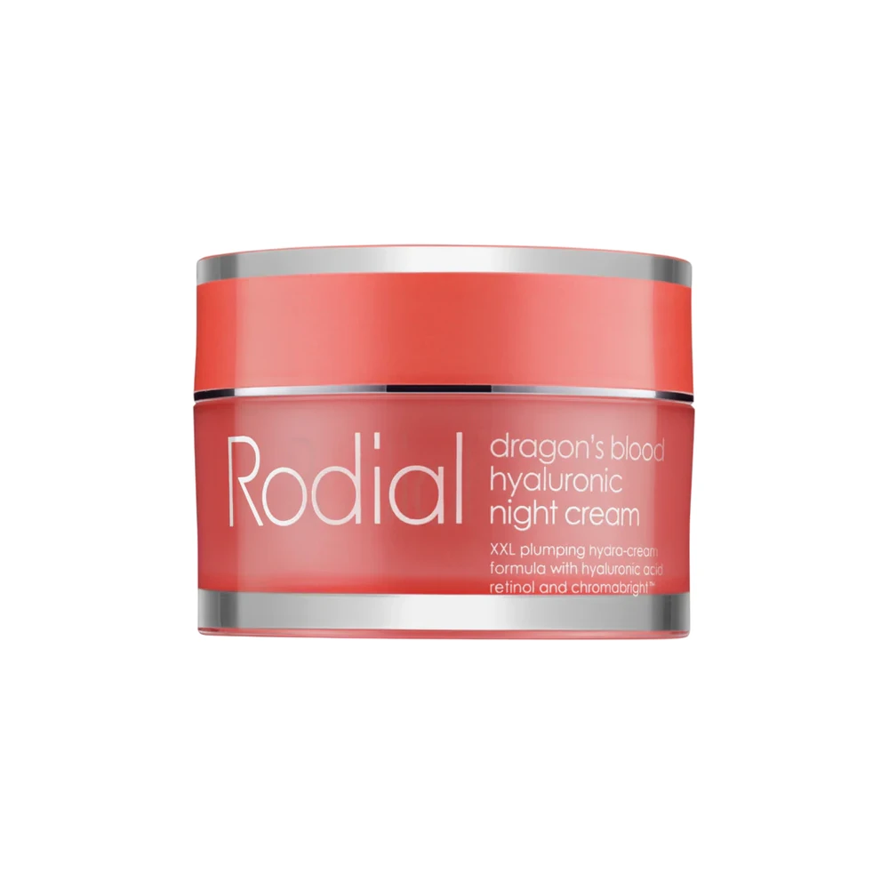 Rodial Dragon's Blood Hyaluronic Night Kreminis drėkinantis naktinis veido kremas, 50 ml