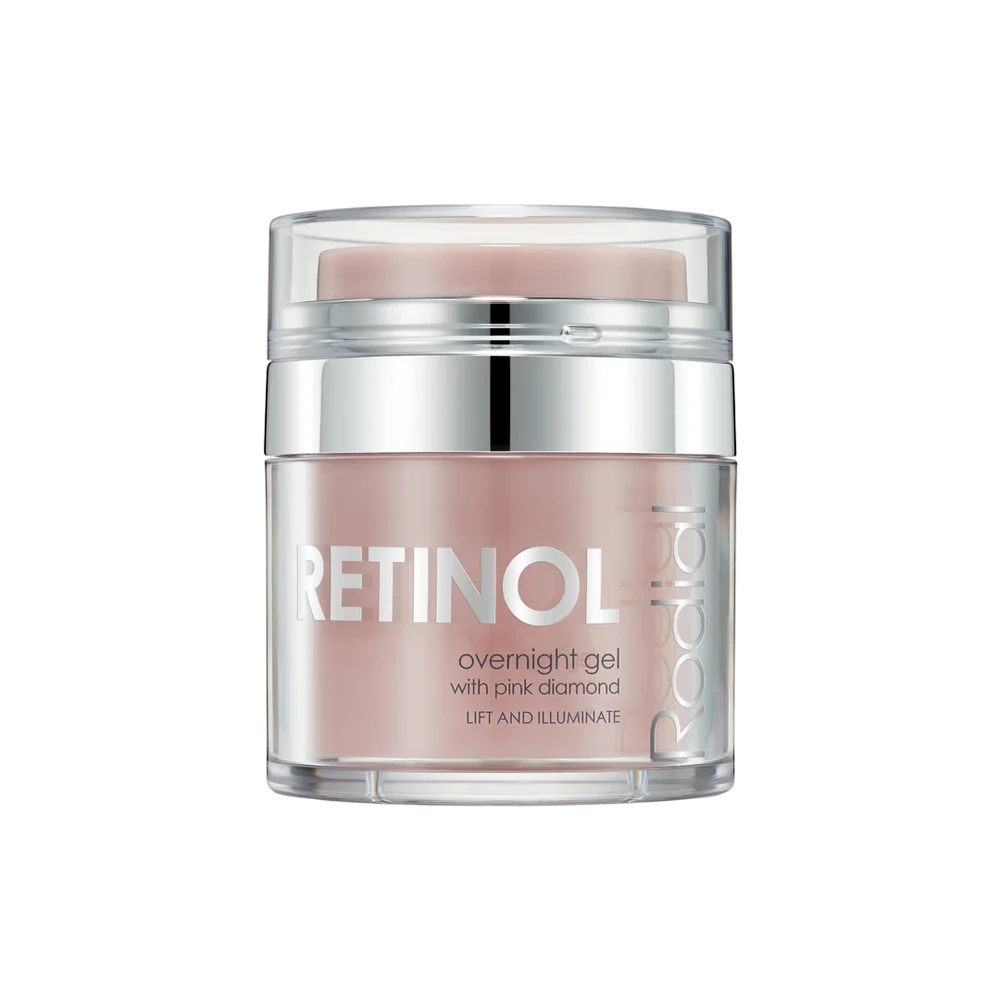 Rodial Rožinė Diamond Retinol Overnight Gel naktinis veido kremas–gelis, 50 ml