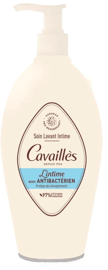 Roge Cavailles Antibacterial Intimate Natural Ingredients Intimate Wash Gel, 250 ml