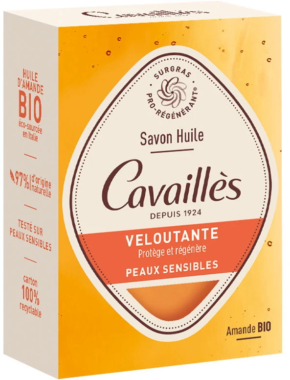 Roge Cavailles regeneruojantis migdolų ir minkštinamasis muilo gabalėlis, 100 g