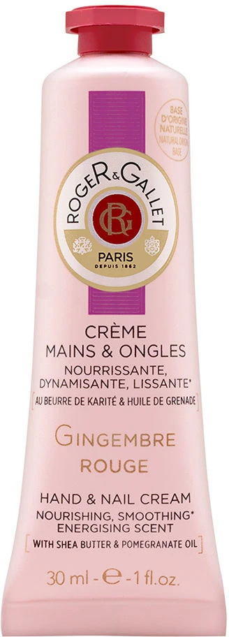 Roger & Gallet Gingembre Rouge Hydrating Hand & Nail Kreminis, 30 ml