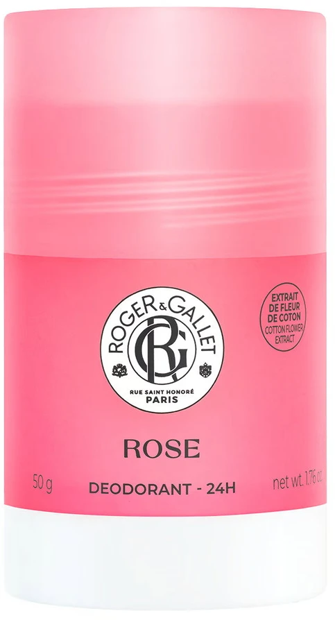 „Roger & Gallet Rose“ 24 val. apsaugos dezodorantas moterims, 50 g