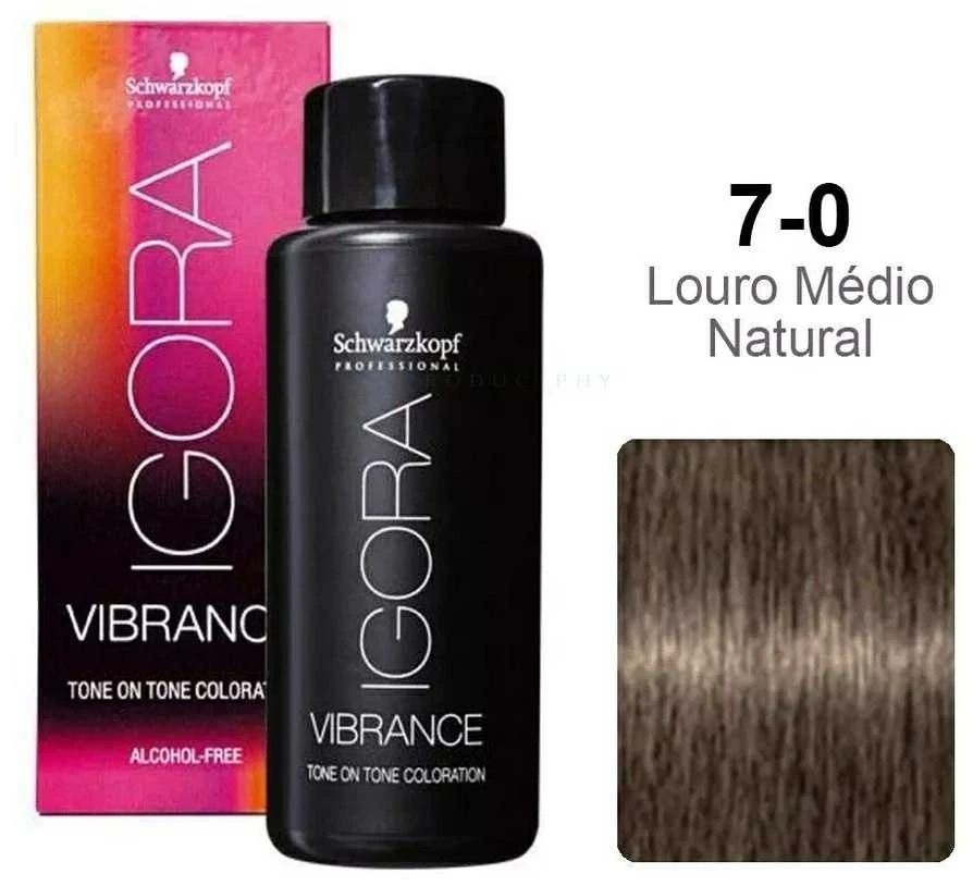 Schwarzkopf Igora Vibrance dažų buteliukas 7-0