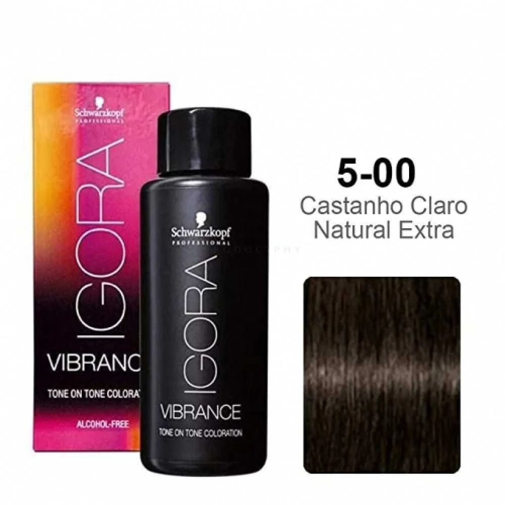 Schwarzkopf Igora Vibrance 5-00 buteliukas ir pakuotė