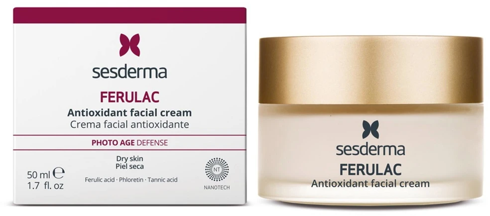 Sesderma Ferulac Antioxidant Facial Kreminis veido kremas 50 ml