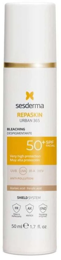 Sesderma Repaskin Urban 365 Depigmenting Photoprotector Spf50+ veido kremas nuo saulės 50ml