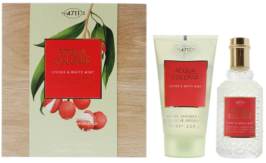 4711 Acqua Cologne Ličių ir baltųjų mėtų partija 2 vnt